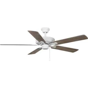 Progress Lighting AirPro Builder Fan 52 in. Indoor White Ceiling Fan w/Remote - Picture 1 of 4