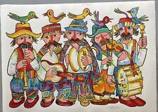 Five Splendid Musicians Serigraph Hand-Signed & Numbered By Jovan Obican
