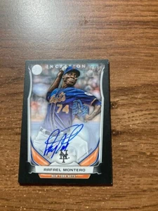 2014 Bowman Inception Inceptioned Autographs #IBARM Rafael Montero (7/35) Mets - Picture 1 of 1