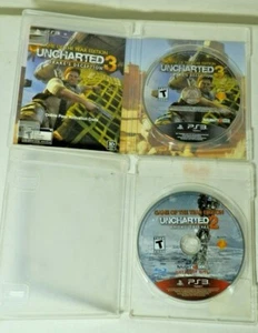 PS3 (2) Game Bundle Uncharted 3 Drake's Deception, and 2 Among Thieves Game/Year - Picture 1 of 6