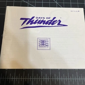 Days of Thunder Bedienungsanleitung nur Broschüre NES Nintendo - Bild 1 von 2
