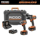 18V Brushless Cordless 2-Tool Combo Kit with 6.0Ah & 4.0Ah MAX Output Batteries