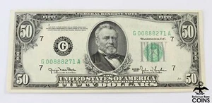 1950 US $50 Federal Reserve Note MULE, GNC Treasurer, JWS Secretary of Treasury - Picture 1 of 7