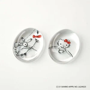Par de palillos de descanso Sanrio Hello Kitty x Choju Jinbutsu Giga Tachikichi conjunto de arco - Imagen 1 de 6