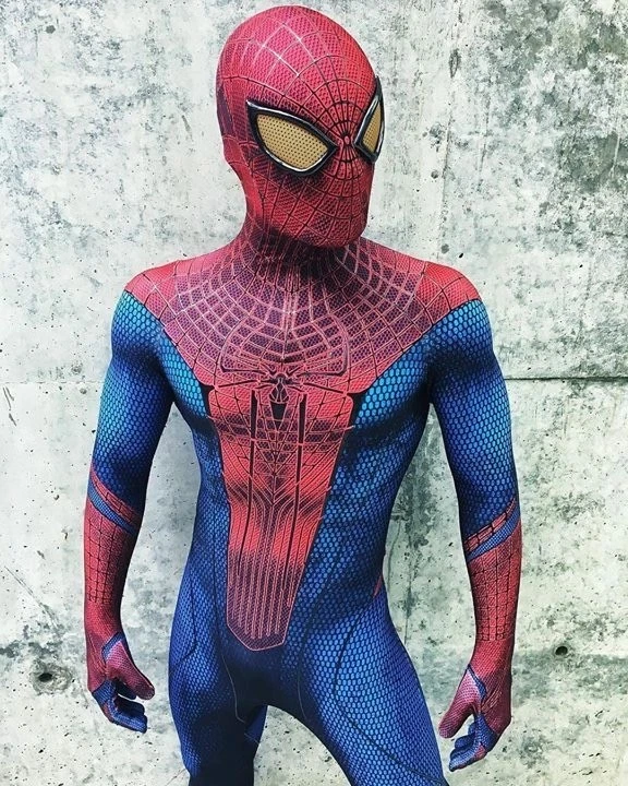 The Amazing Spider-Man Cosplay Costume Spiderman Zentai Suit Bodysuit Halloween - Image 1 of 4