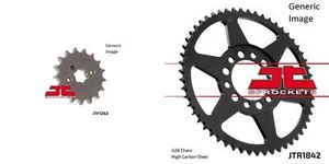 Front and Rear Steel Sprocket Kit for OffRoad YAMAHA DT175 1978-1981 - Picture 1 of 5
