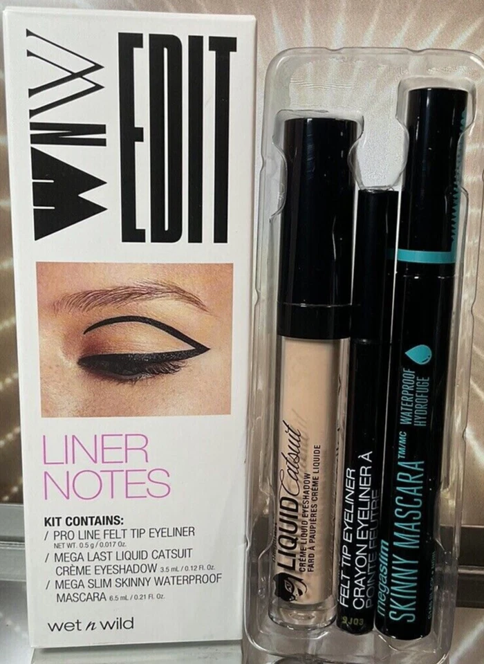 Wet ‘n Wild Edit ~ Liner Notes Eyeliner, Creme Shadow & Mascara Kit /3 pcs set - Image 1 of 4