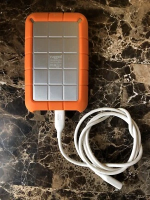 LACIE RUGGED 500 GB USB 3.0+FireWire EXTERNAL PORTABLE HARD DRIVE HDD. - Image 1 of 4