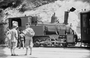 Bionnassay Gletscherbahn - Chamonix - Rhône Alpen - Haute Savoie 1921 Foto Negativ - Bild 1 von 1