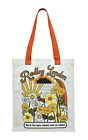 Radley Retro Floral Medium Tote Bag  Natural /Off White Colour