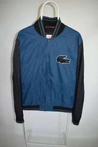Lacoste Live Vintage Big Crocodile Logo Blau Varsity Bomberjacke Herren Gr. 54 - Bild 1 von 13