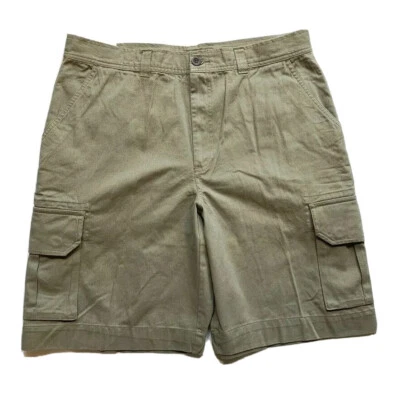 NUEVO Pantalones Cortos John Ashford Para Hombres 36 Verde Carga Relajado Campamento Caza Pesca Exterior Foto 1 de 4