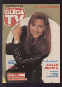 NUOVA GUIDA TV MONDADORI 35/1992 PATRIZIA ROSSETTI PROGRAMMI TV LOCALI RAI - Picture 1 of 1
