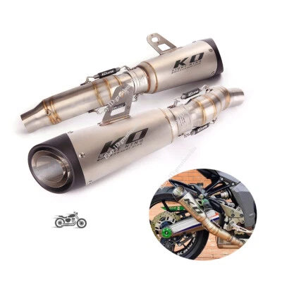 Tubo de enlace de escape medio LR para Kawasaki Z1000 2010-2025 Z1000SX 2010-2019 51 mm Foto 1 de 4