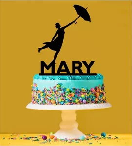 Personalisierter Mary Poppins Acryl Tortenaufleger - Bild 1 von 2