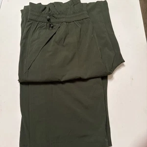Athleta Trekkie High Rise Parachute Pant Medium Dunkelgrün Sport Freizeit Neu - Bild 1 von 22