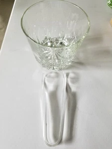 PRINCESS HOUSE HERITAGE COLLECTION LEAD CRYSTAL ETCHED ICE BUCKET WITH TONGS - Picture 1 of 7