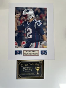 Tom Brady #12 Autographed NE Patriots QB Legend Signed Photo COA Hologram - Picture 1 of 5