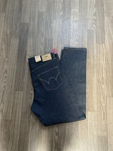 Edwin Made In Japan Selvedge Denim Jeans Slim Tapered Indigo Mens W38 L34 - Imagen 1 de 10