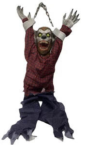 Halloween Animierter böser zitternder Werwolf funktioniert - Bild 1 von 2