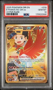 PSA 10 Ethan’s Ho-Oh ex Hyper Rare Destined Rivals 239/182 - Imagen 1 de 2