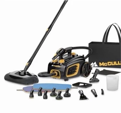 McCulloch Canister Steam Cleaner Mc1375 90 Minute Runtime, 20 Accessories - Image 1 of 4