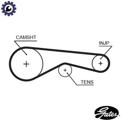 TIMING BELT 5625XS FOR PEUGEOT LAND ROVER LR3/III/SUV DISCOVERY/VAN RANGE 2.7L - Image 1 of 4
