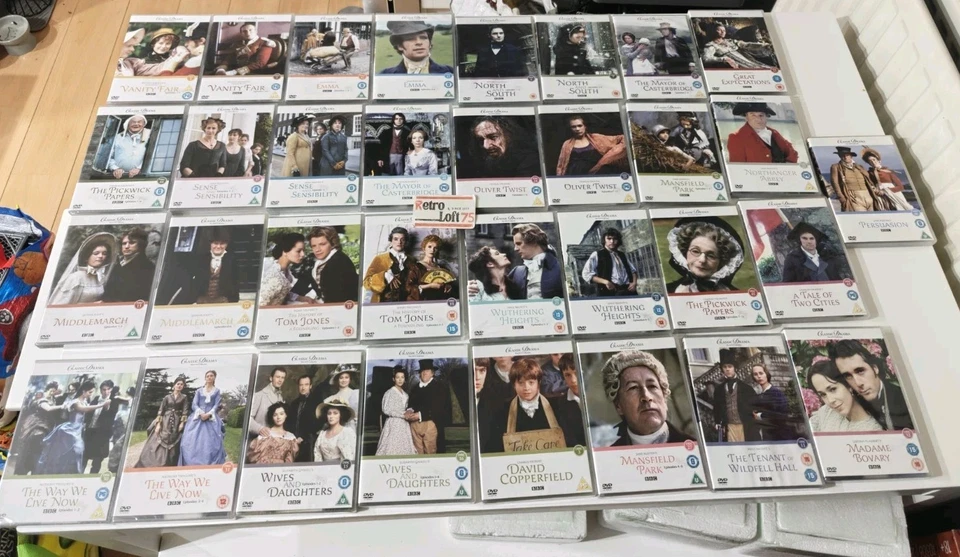 Classic Drama BBC DVD Collection Bundle x 33 ( 23 are still sealed) - Image 1 of 4