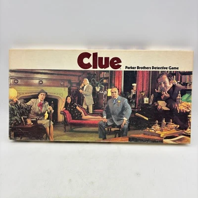 VINTAGE Clue COMPLETE Parker Brothers 1972 Classic Detective Board Game - Image 1 of 4