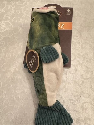 Stufferz Wide Mouth Bass Fish Dog Toy Interactive - Image 1 of 3