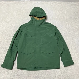 Uniqlo Jacket Men Large Green Utility Parka Lightweight Windbreaker Hiking - Picture 1 of 15