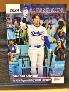 2025 Topps Series 1 - 2024 Greatest Hits Shohei Ohtani #GH-25, Metallic-Mint - Picture 1 of 11