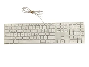 Genuine Apple USB Wired Keyboard A1243 with 10 Key for iMac, Mac Mini, Mac Pro - Picture 1 of 4