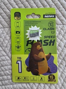 Remax 1 TB microSD Class 10 UHS-1 Memory Card - Picture 1 of 2