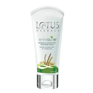 Lotus Herbals White Glow Oatmeal And Yogurt Skin Whitening Scrub - 100gm - Picture 1 of 2