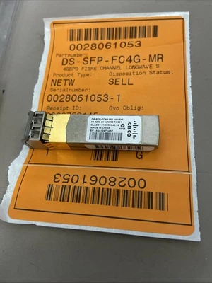 CISCO DS-SFP-FC4G-MR Cisco 10-2250-01 Transceiver Tested Working CISCO ORIGINAL - Image 1 of 2