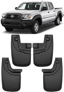 Genuine New Front & Rear Splash Guards Mud Flaps For 2005-2015 Toyota Tacoma - Bild 1 von 10