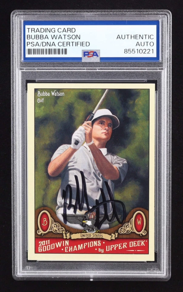 Bubba Watson Signed 2011 Upper Deck Goodwin Champions #29 RC (PSA Authentic Auto - Image 1 of 2