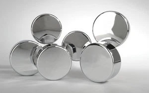2005-2013 Corvette Chrome Billet Aluminum 6 Piece Manual Trans Engine Cap Set - Foto 1 di 2