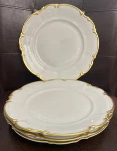 Set of 4 Hutschenreuther Selb SYLVIA BRIGTHON 7763 Dinner Plates 10 1/2” Germany - Picture 1 of 9