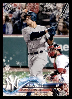2018 Topps Walmart Holiday Snowflake #HMW99 Aaron Judge - Image 1 of 2