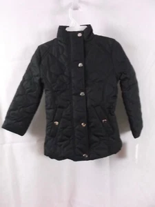 GIRLS SO BLACK PUFFER JACKET - BARN JACKET - SIZE 4/5 - NEW WITH TAG - Picture 1 of 7