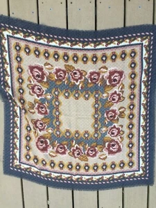 Cejon Scarf Polyester Made In Italy Floral 36X36” - Picture 1 of 3