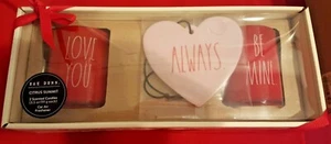 Rae Dunn  LOVE YOU. BE MINE Set of 3 pcs❤️🎁car Air Freshener  NWT - Picture 1 of 6
