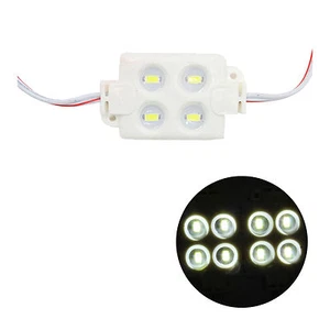 5630 4 LED SMD Daylight White Module Injection Waterproof Strip Light Sign 12V - Picture 1 of 6