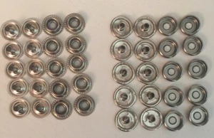 Line 24 Dot Nickel Snap 10 Pack - Picture 1 of 6
