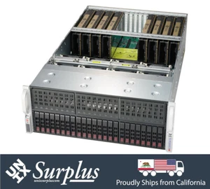 4U AI Double-Width GPU Server 8x NVIDIA Tesla 2x Xeon E5-2690 V4 28C 256GB DDR4 - Afbeelding 1 van 5