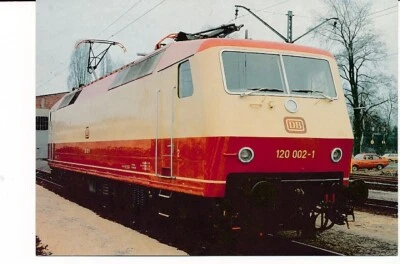 D100934 Baiureihe 120 Núremberg 1985 trenes locomotoras postal Alemania Foto 1 de 2