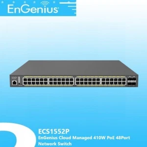 EnGenius ECS1552 48 Port Gigabit L2 + Managed Switch with 4 SFP+slots - Picture 1 of 2