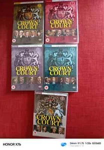 CROWN COURT DVD COLLECTION VOLUMES ONE TWO THREE FOUR & FIVE 20 x DVDS VERY RARE - Picture 1 of 15